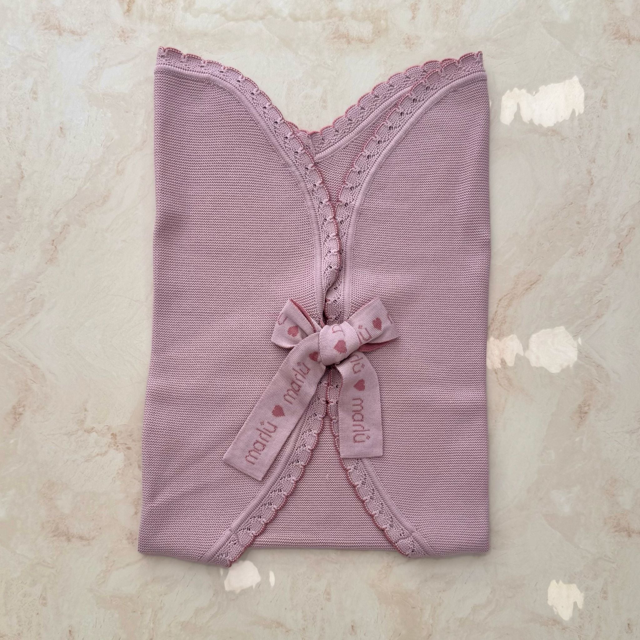 Marlù Copertina in Lana Cuore