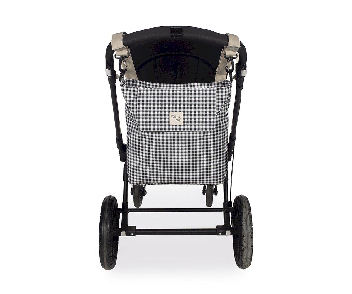 Walking Mum Borsa fasciatoio I love vichy black