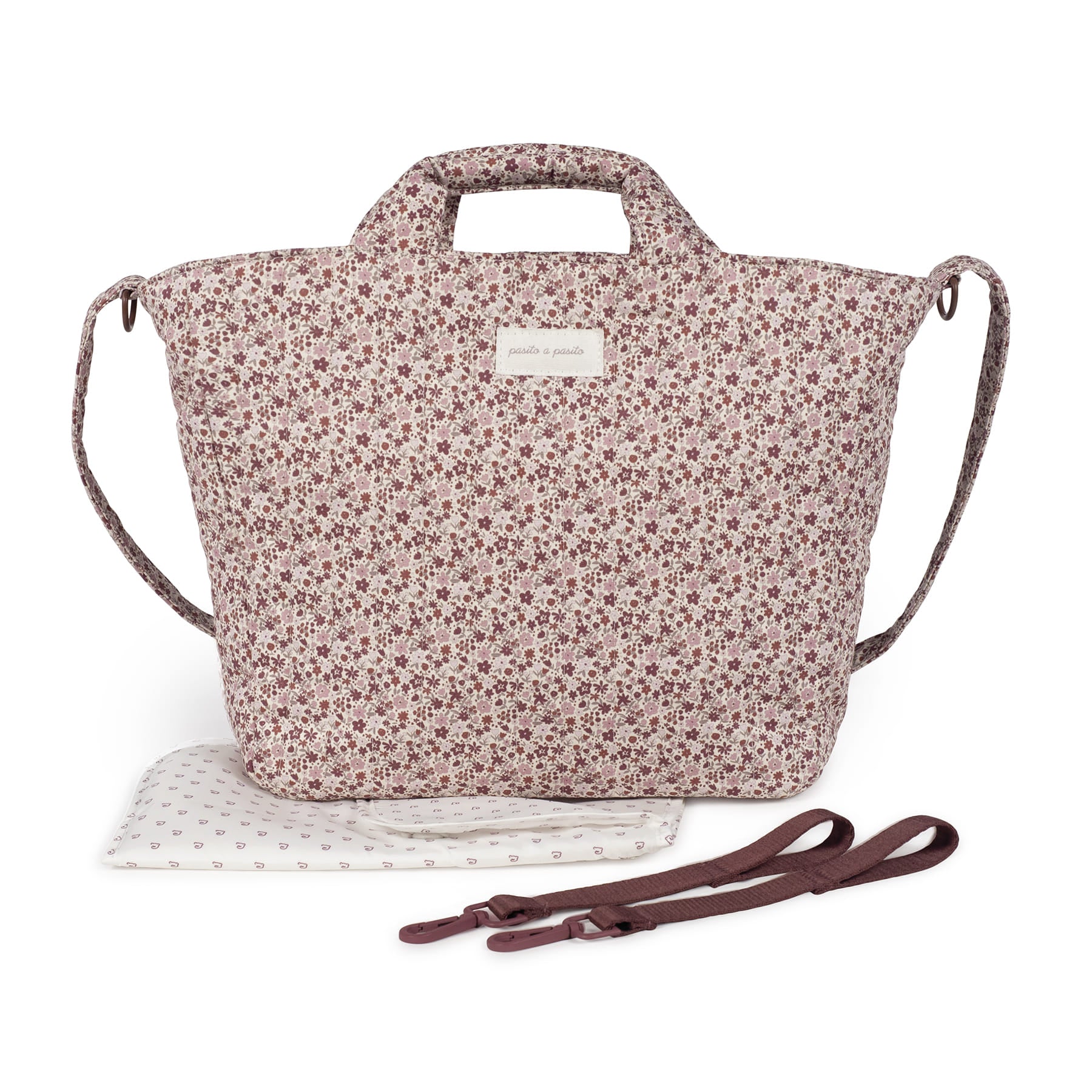 Pasito a Pasito Borsa fasciatoio Cherry Flowers