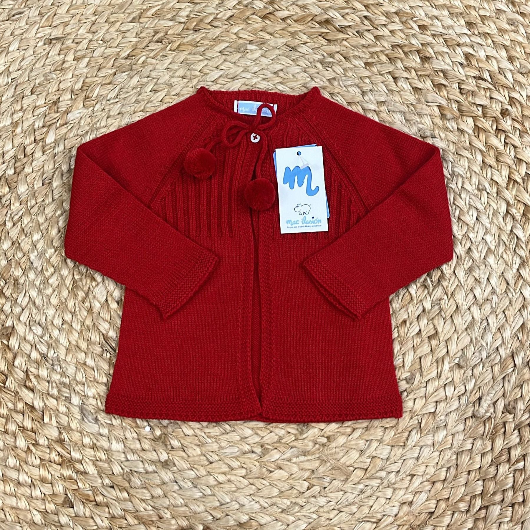 Mac Ilusion Cardigan Pom Pon