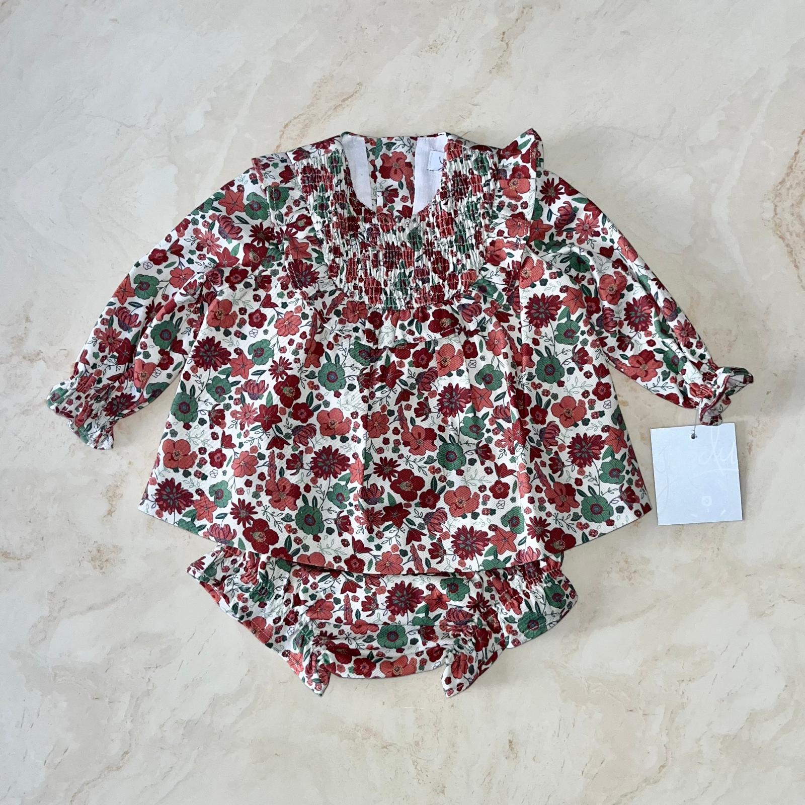 Yoedu Blusa e coulotte Floreale