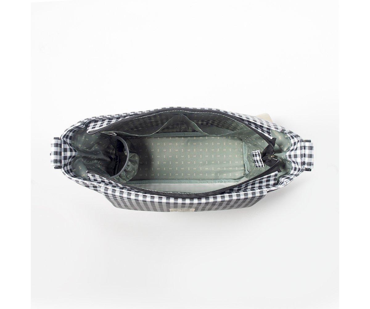 Walking Mum Borsa fasciatoio I love vichy black