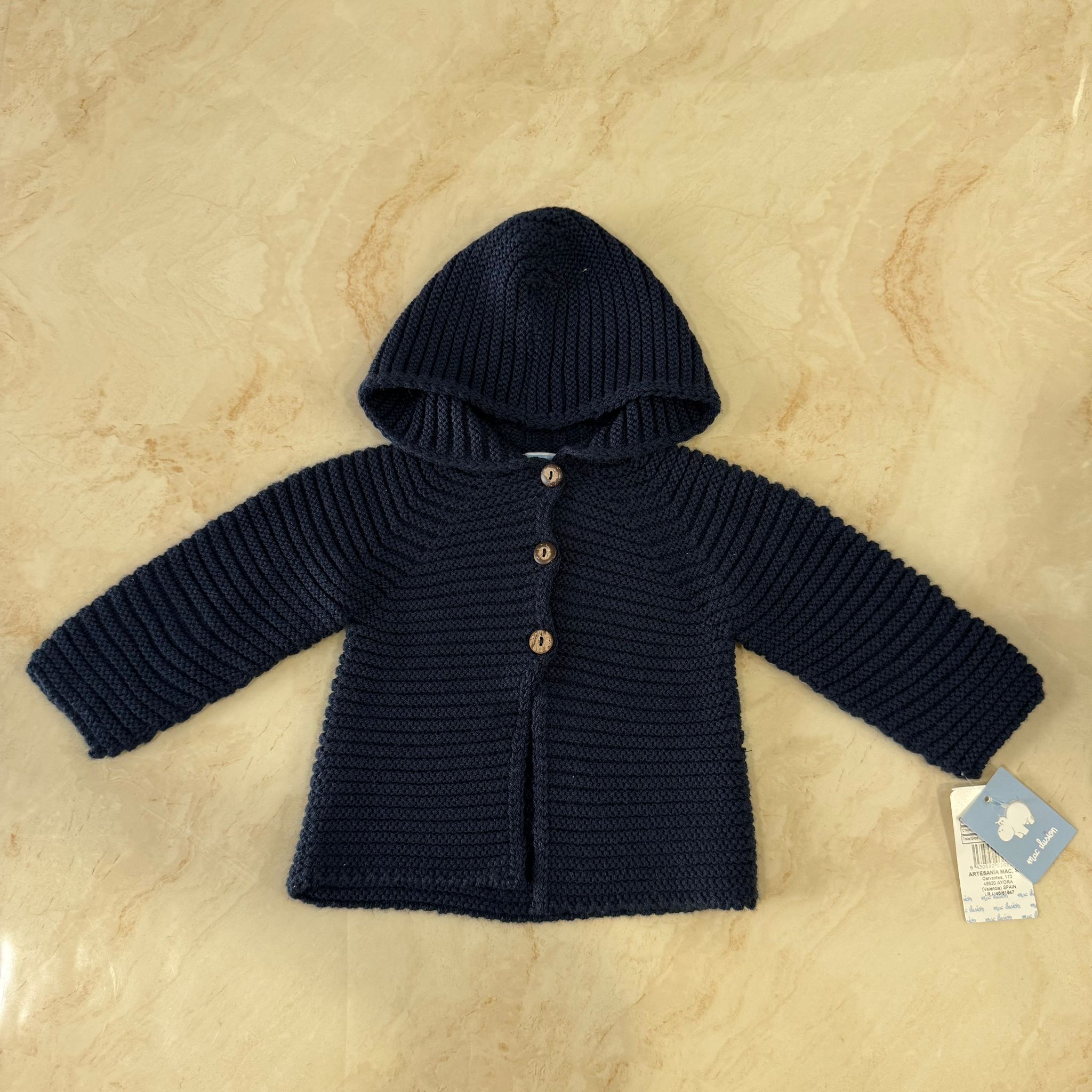 Mac Ilusion Maxi cardigan in Misto lana