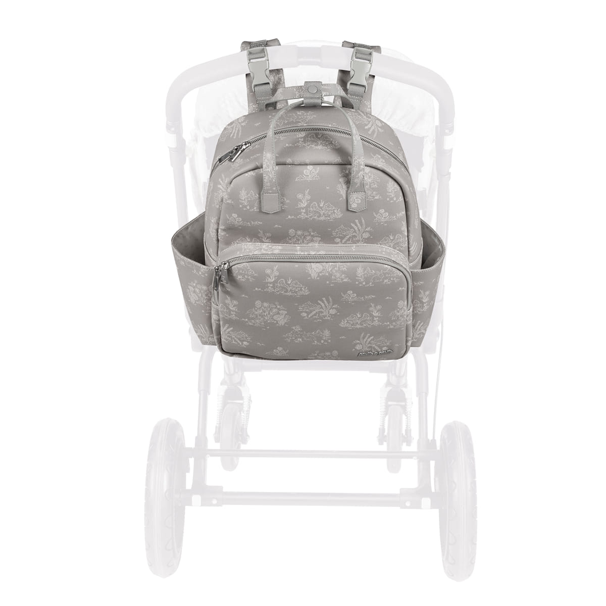 Pasito a Pasito Zaino Toile de jouy forest