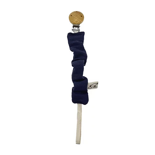 Cucùsettete Catenina Portaciuccio Clip in legno naturale
