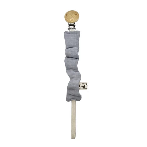 Cucùsettete Catenina Portaciuccio Clip in legno naturale