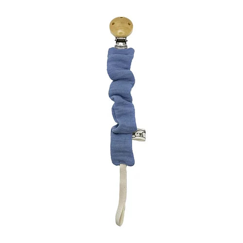 Cucùsettete Catenina Portaciuccio Clip in legno naturale