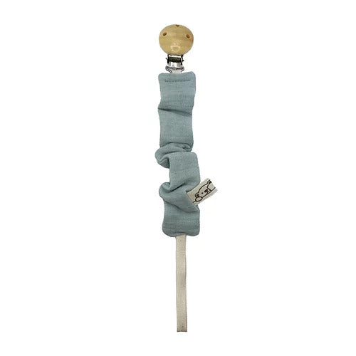 Cucùsettete Catenina Portaciuccio Clip in legno naturale