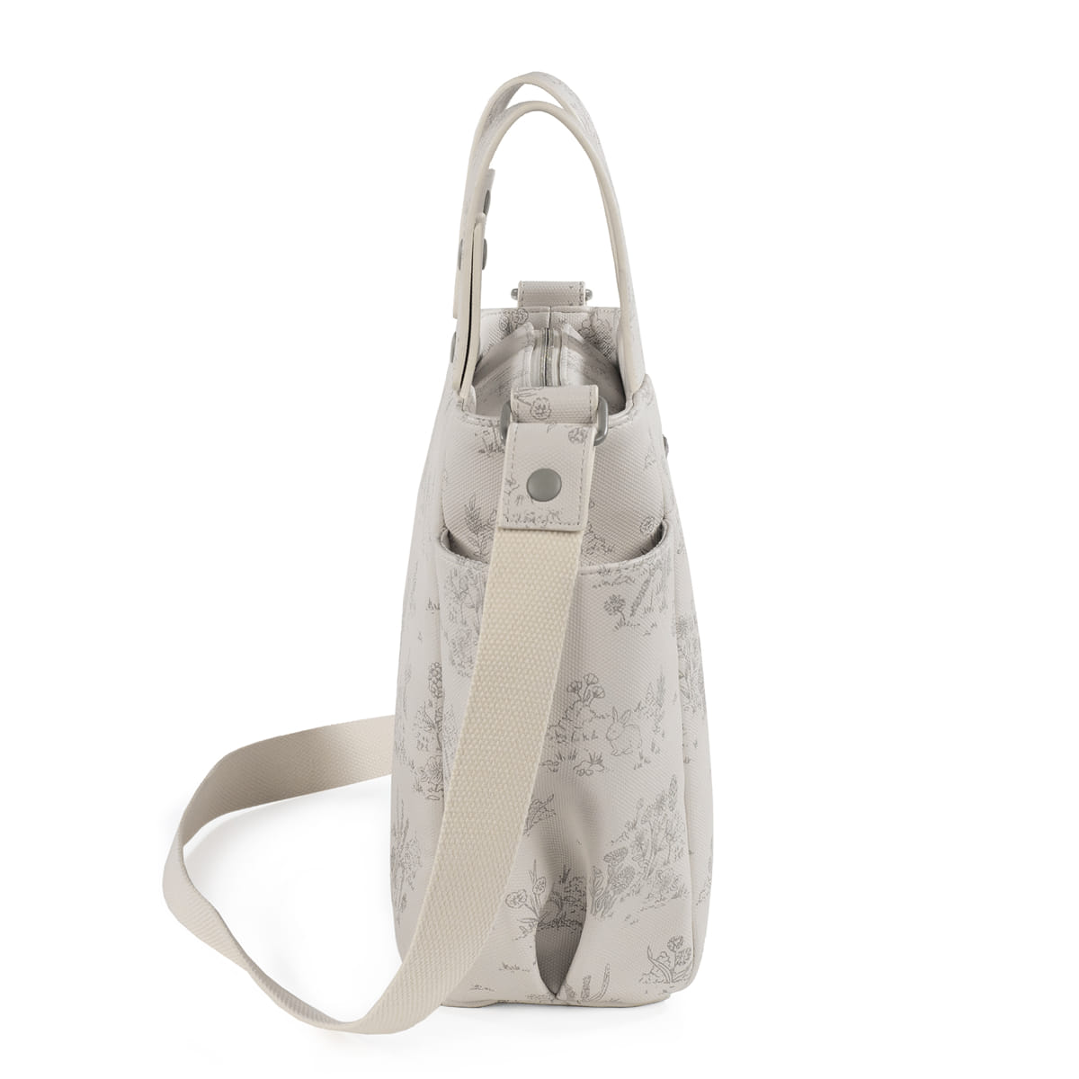 Pasito a Pasito Borsa Crossbody Toile de jouy Cream
