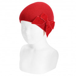 Condor Hats Velvet Bow