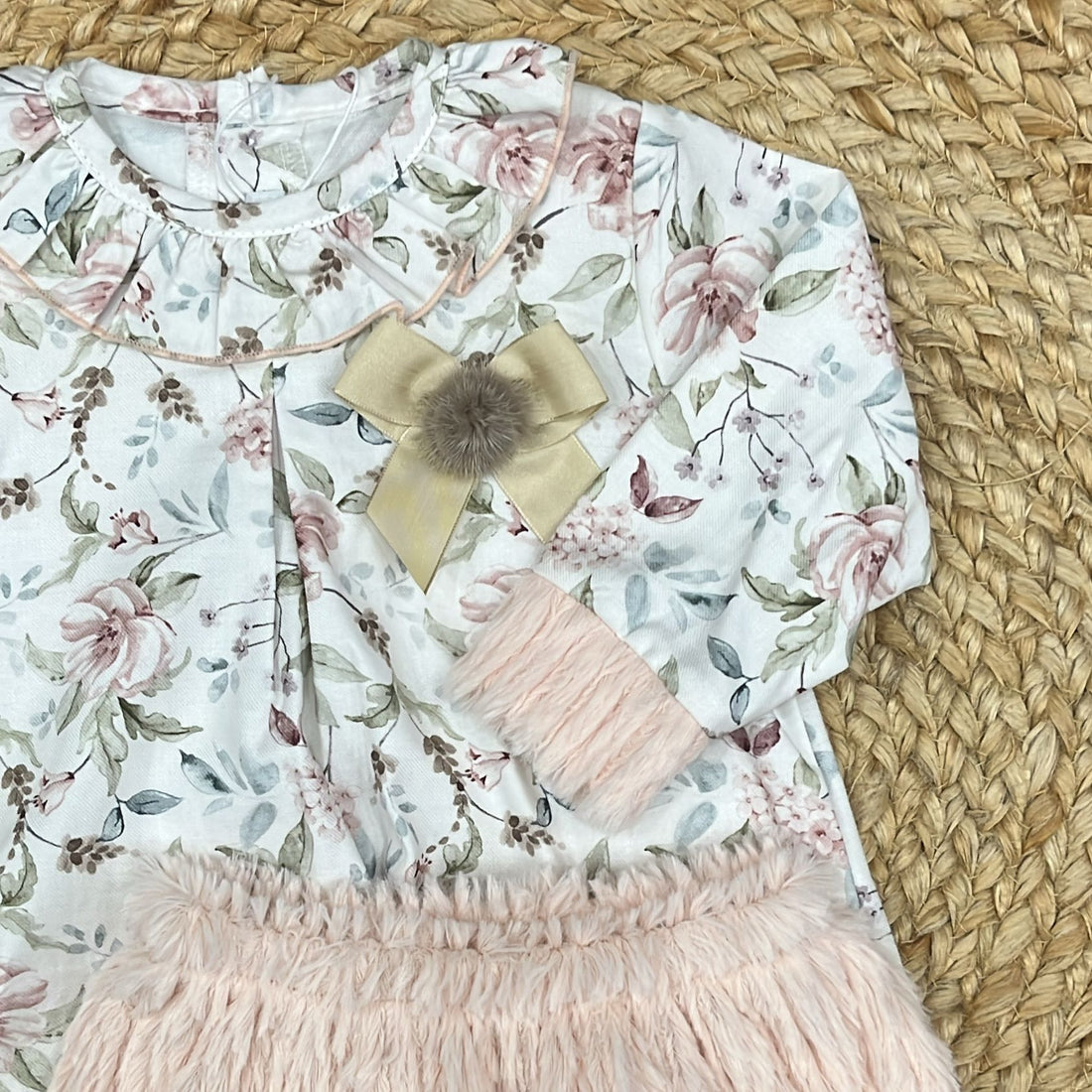 Calamaro Blusa e coulotte Floreale