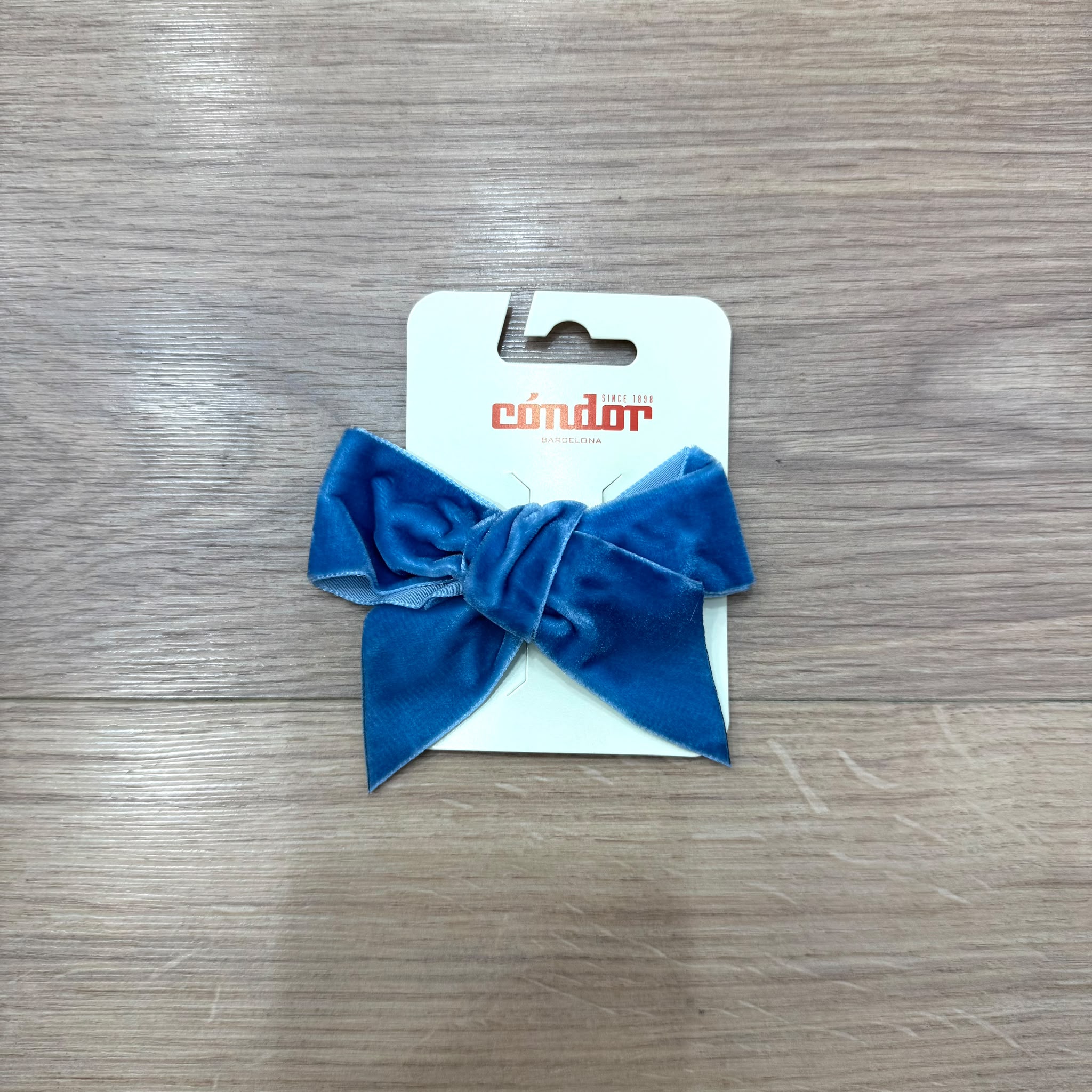 Condor clip fiocco in velluto