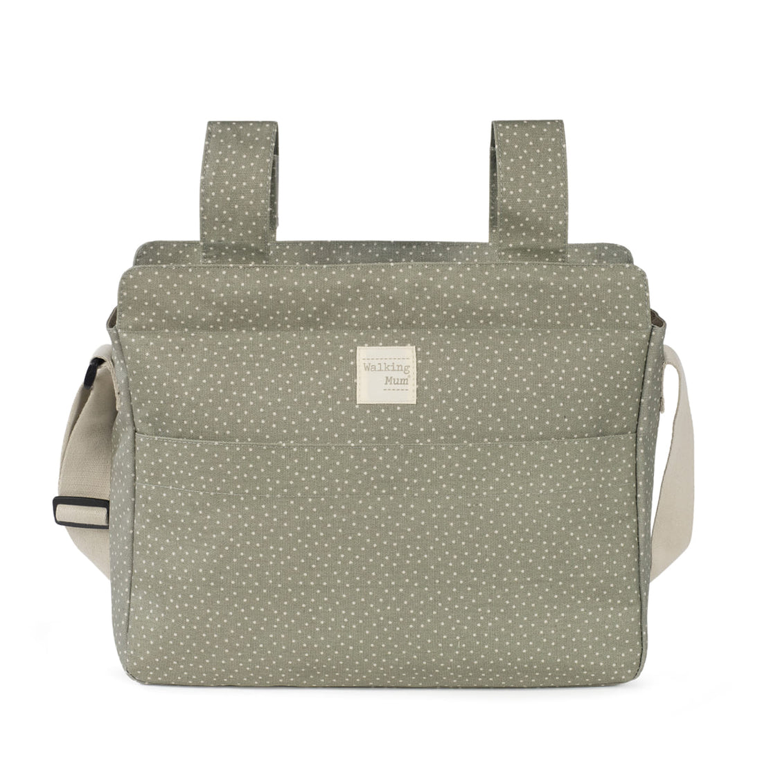 Walking Mum Borsa fasciatoio Pois Poppy  Muschio