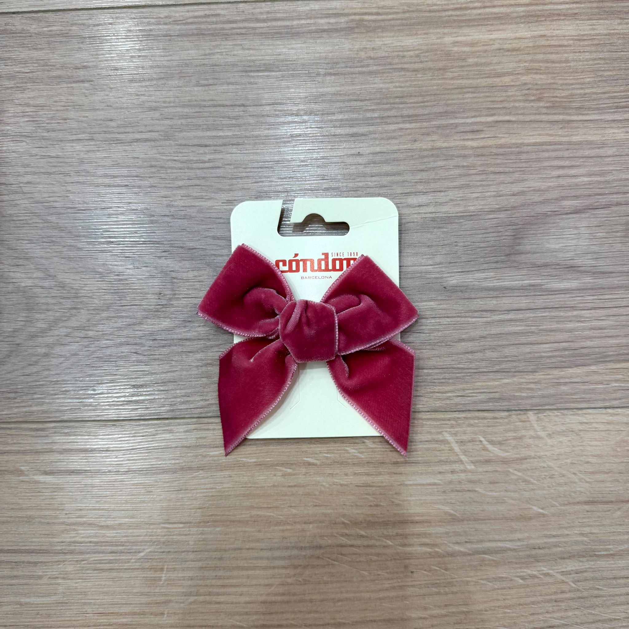 Condor clip fiocco in velluto
