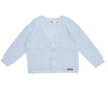 Cardigan condor in filo traforato