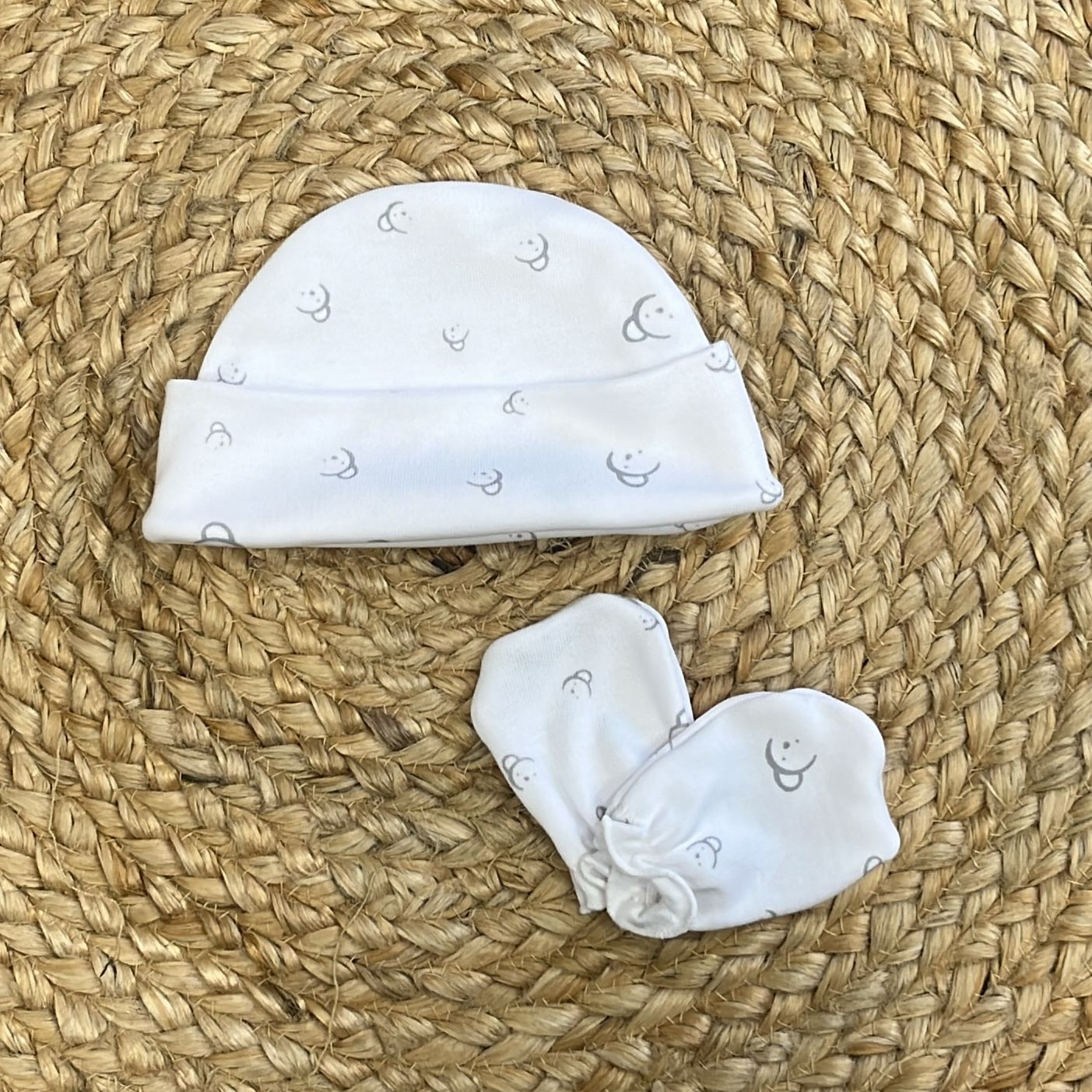 Calamaro Set Cappellino e Muffole Orsetti