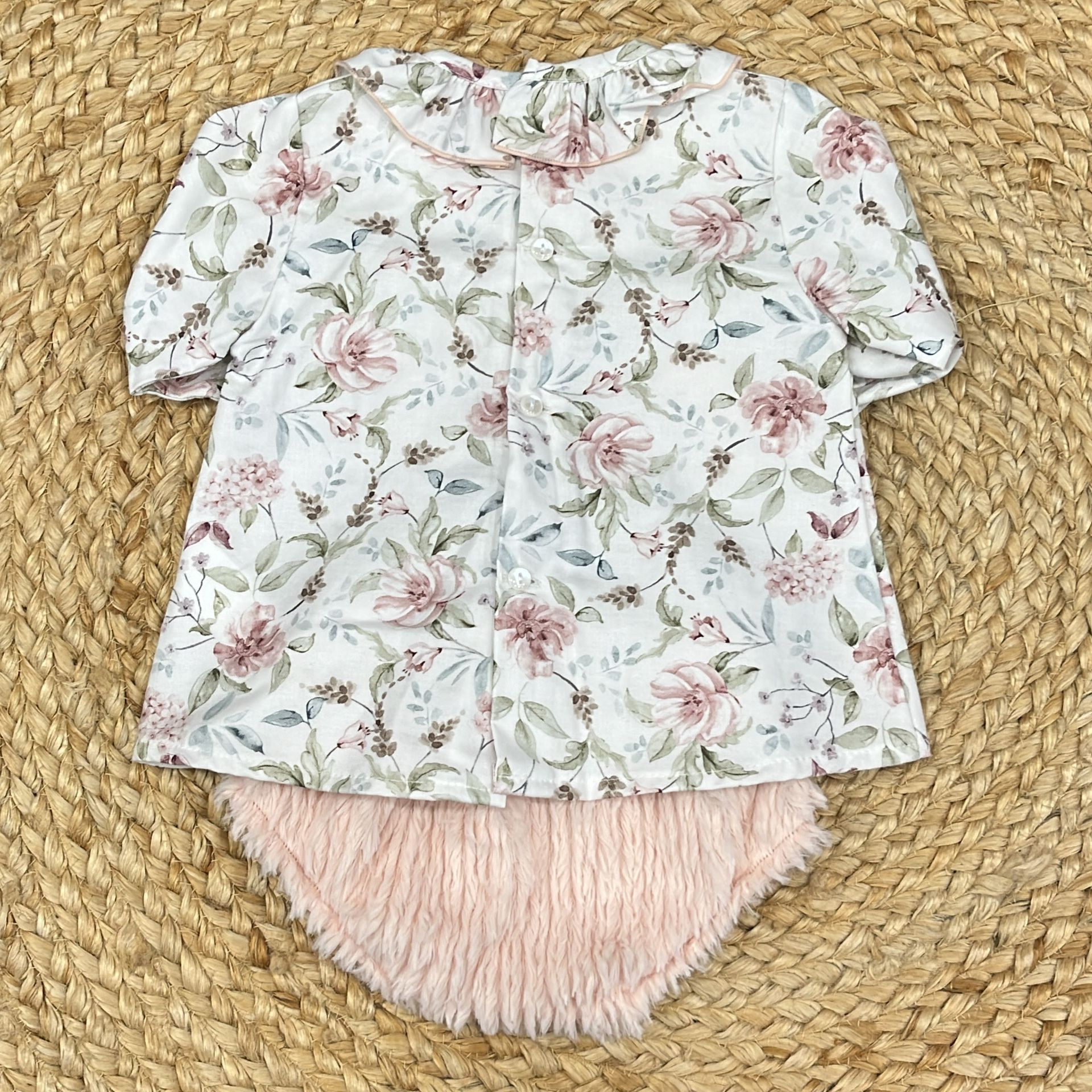 Calamaro Blusa e coulotte Floreale