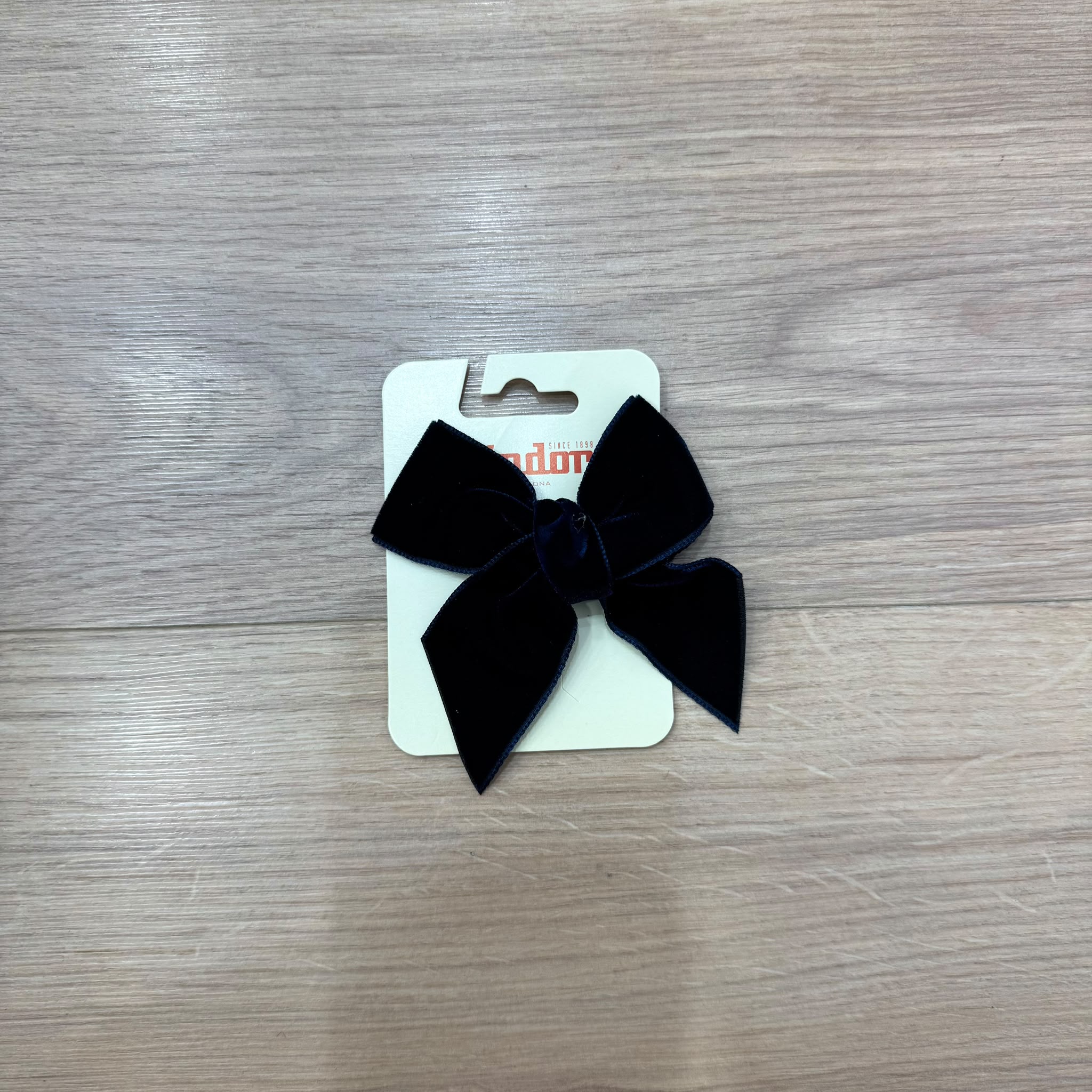 Condor clip fiocco in velluto