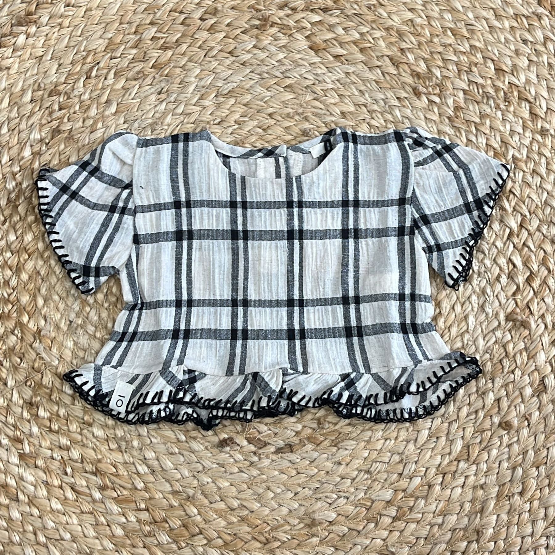 Ma Però Crop top A quadri