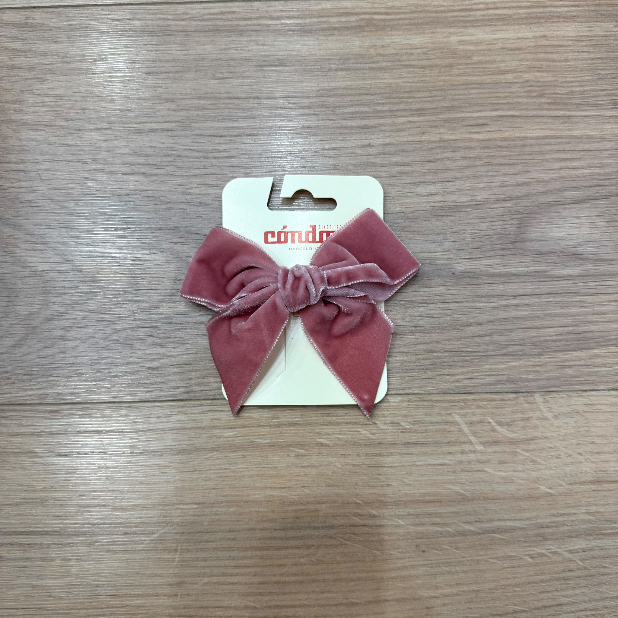 Condor clip fiocco in velluto
