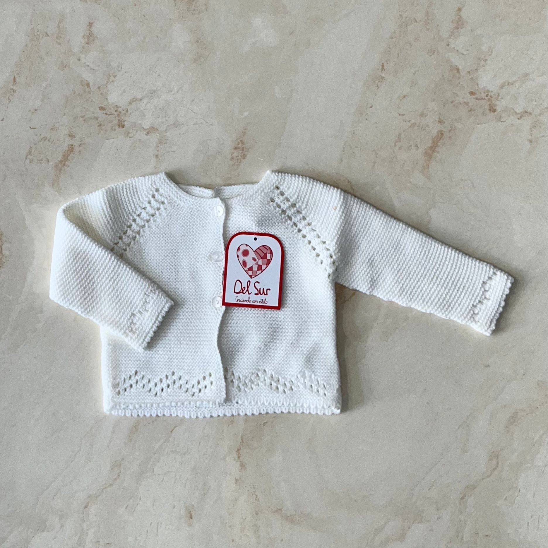 Del Sur Cardigan con traforature