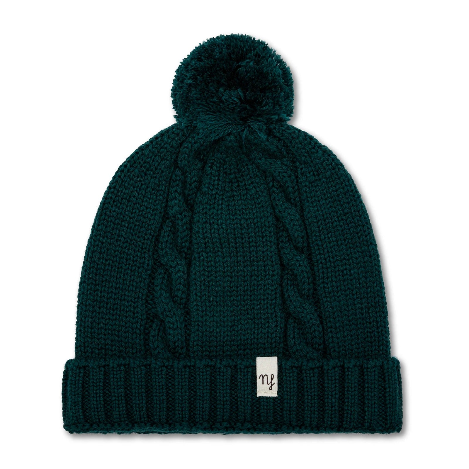 Nannafrufru Cappellino Treccia con Pom Pon