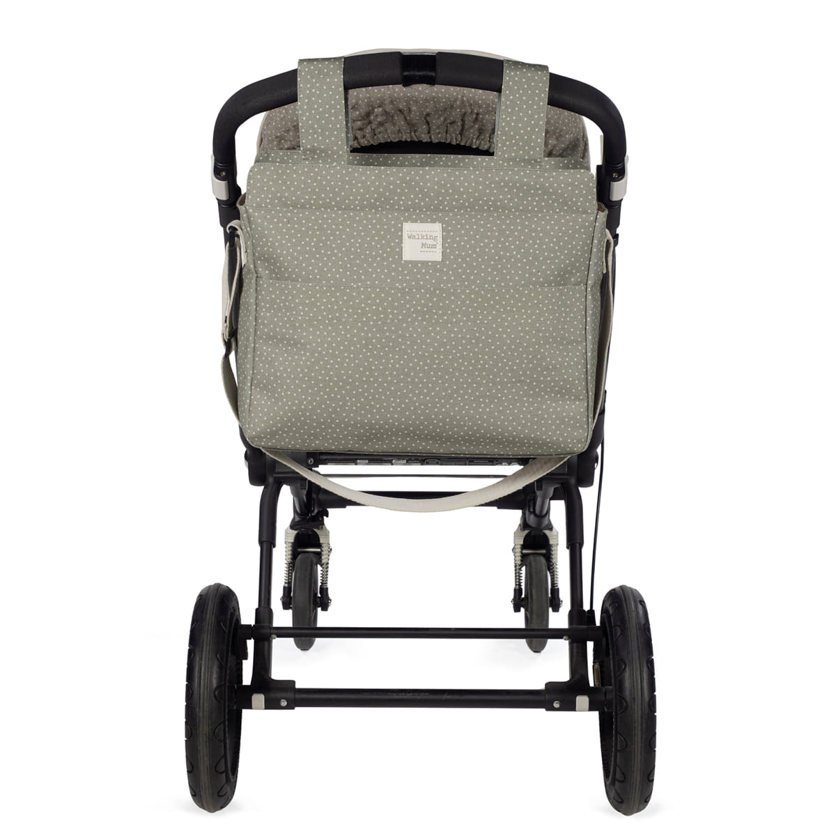 Walking Mum Borsa fasciatoio Pois Poppy  Muschio