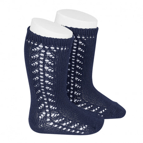 Condor Calzino caldo cotone Traforo laterale