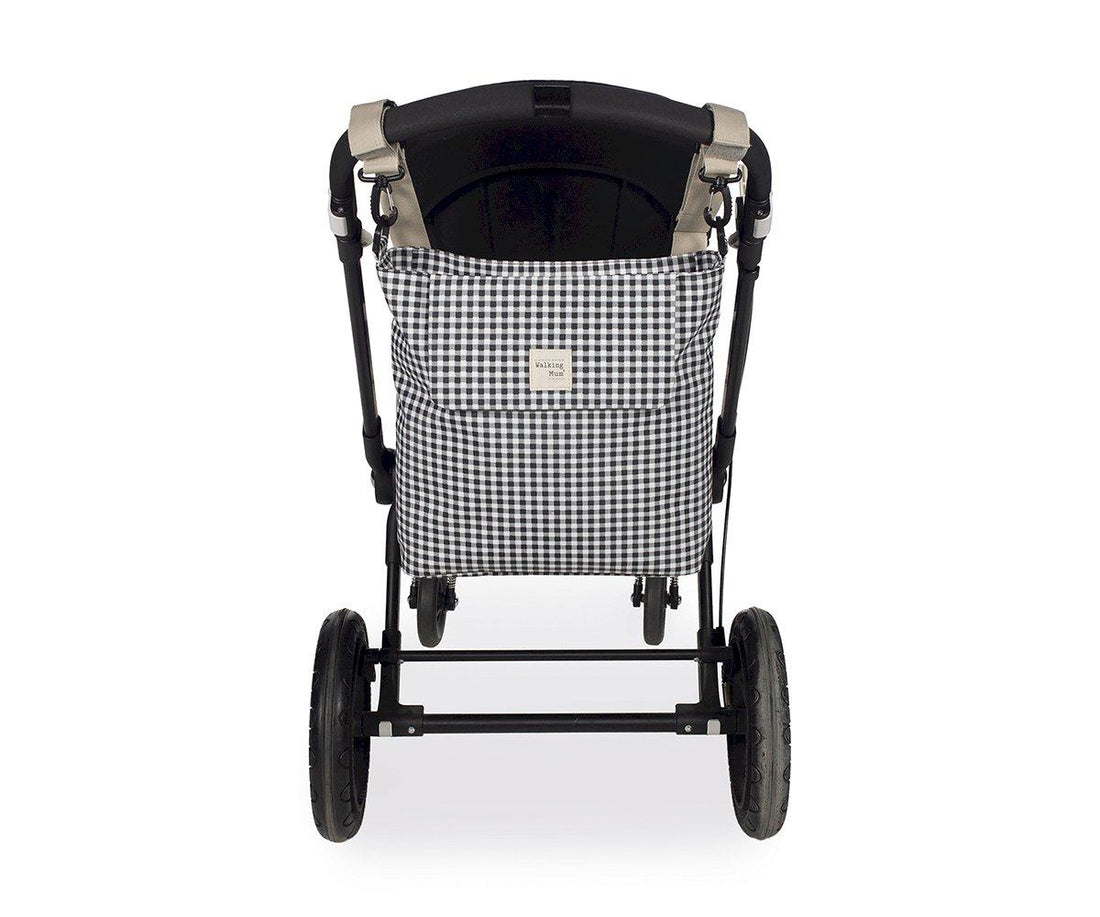 Walking Mum Borsa fasciatoio I love vichy black