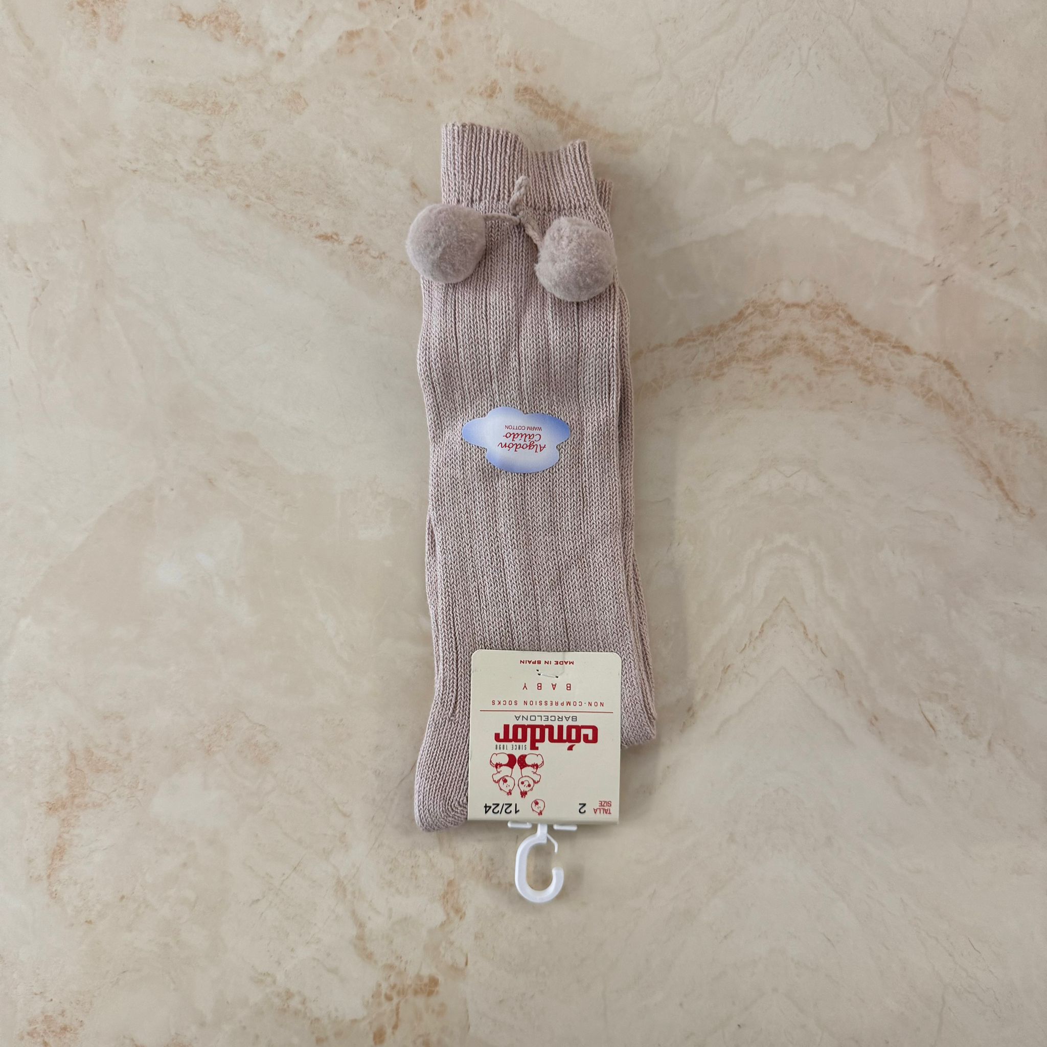 Condor Calzini alti con Pom pon