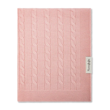 Nannafrufru Coperta Treccia Rosa