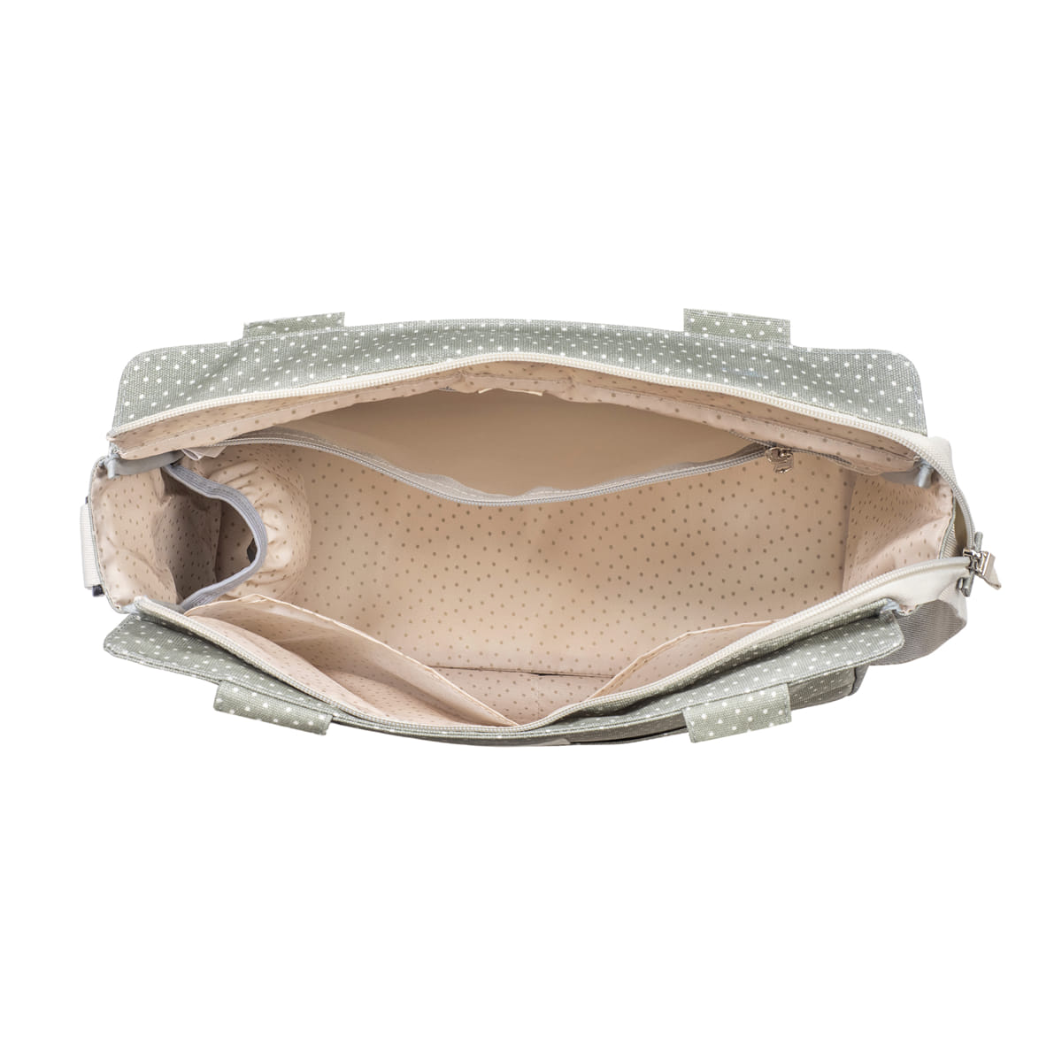 Walking Mum Borsa fasciatoio Pois Poppy  Muschio