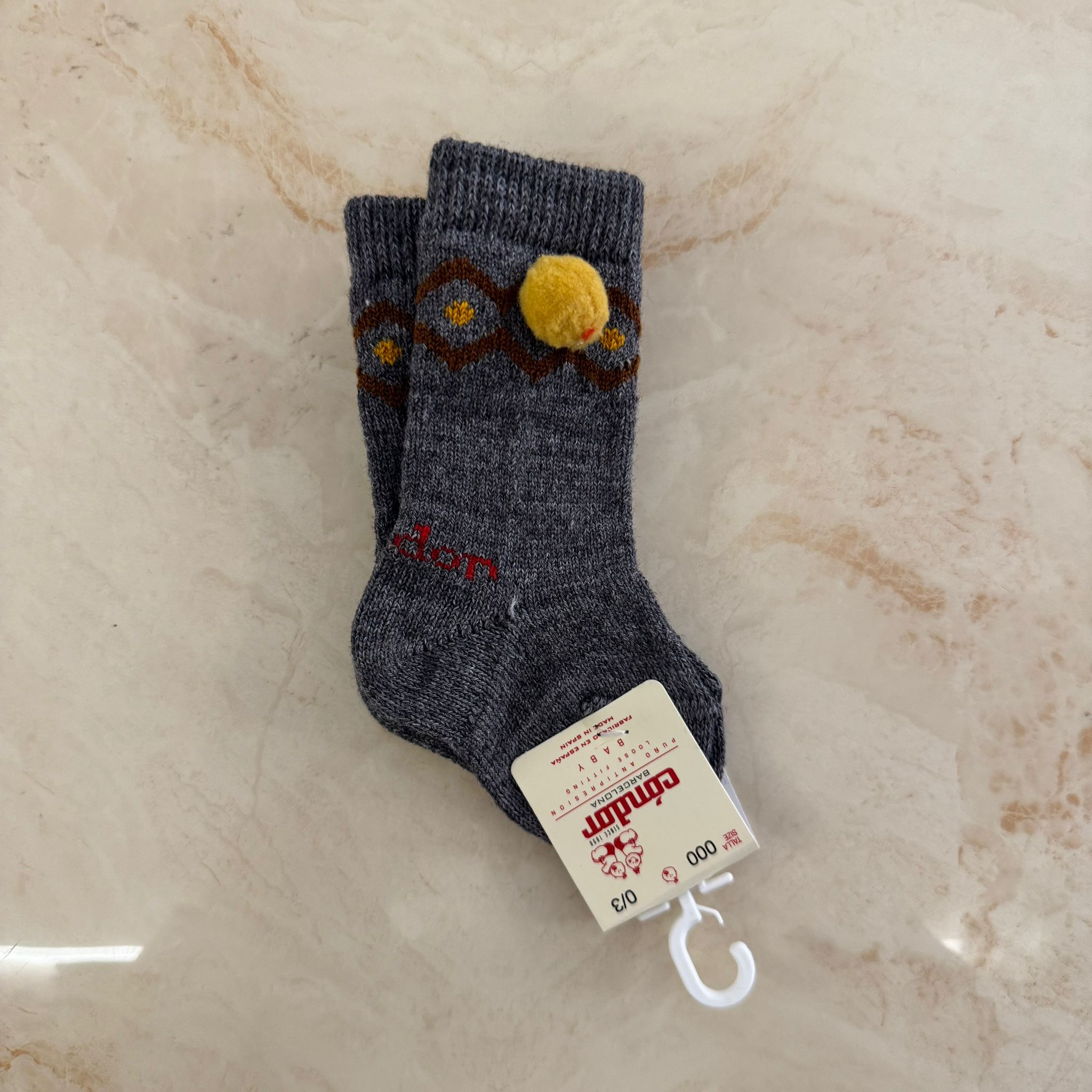Condor Calzini alti con Pom pon