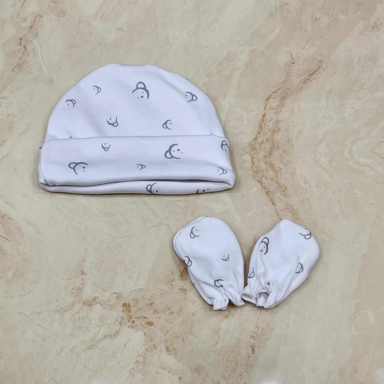 Calamaro Set Cappellino e Muffole Orsetti