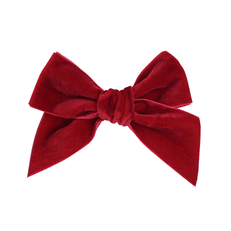 Condor Clip Velvet Bow