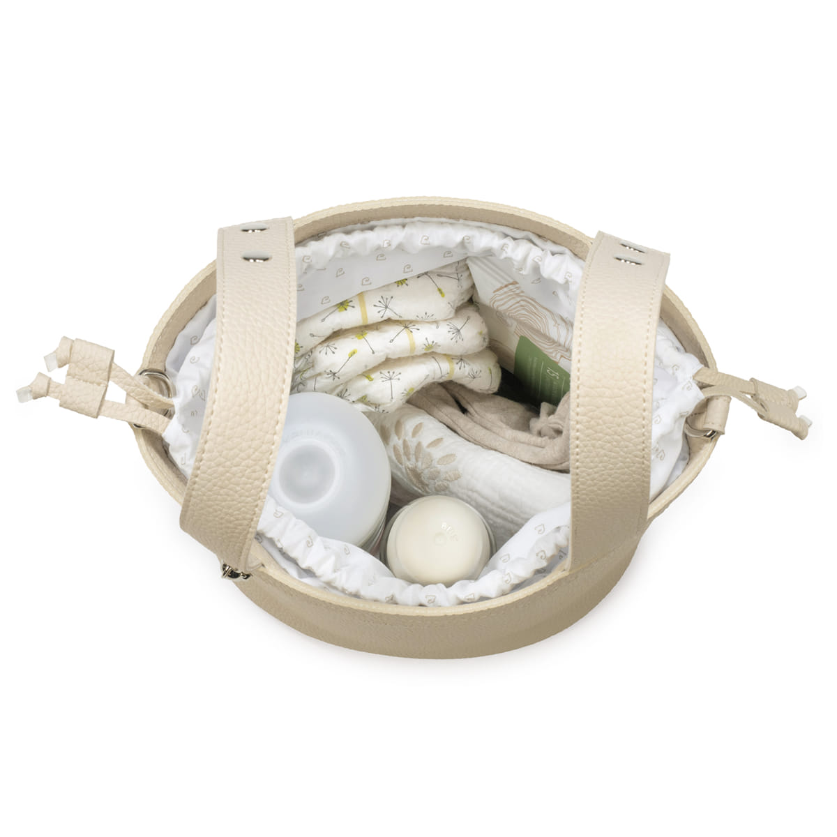 Pasito a Pasito Borsa Bucket Icon Cream