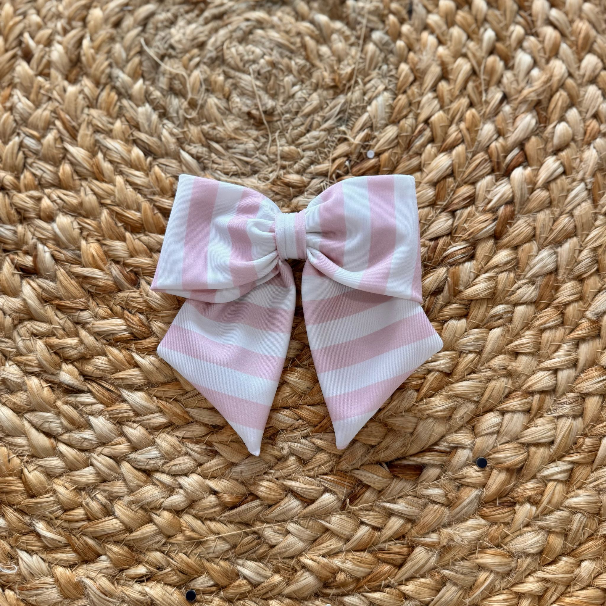 Meia Pata Clip per capelli Pink Stripes