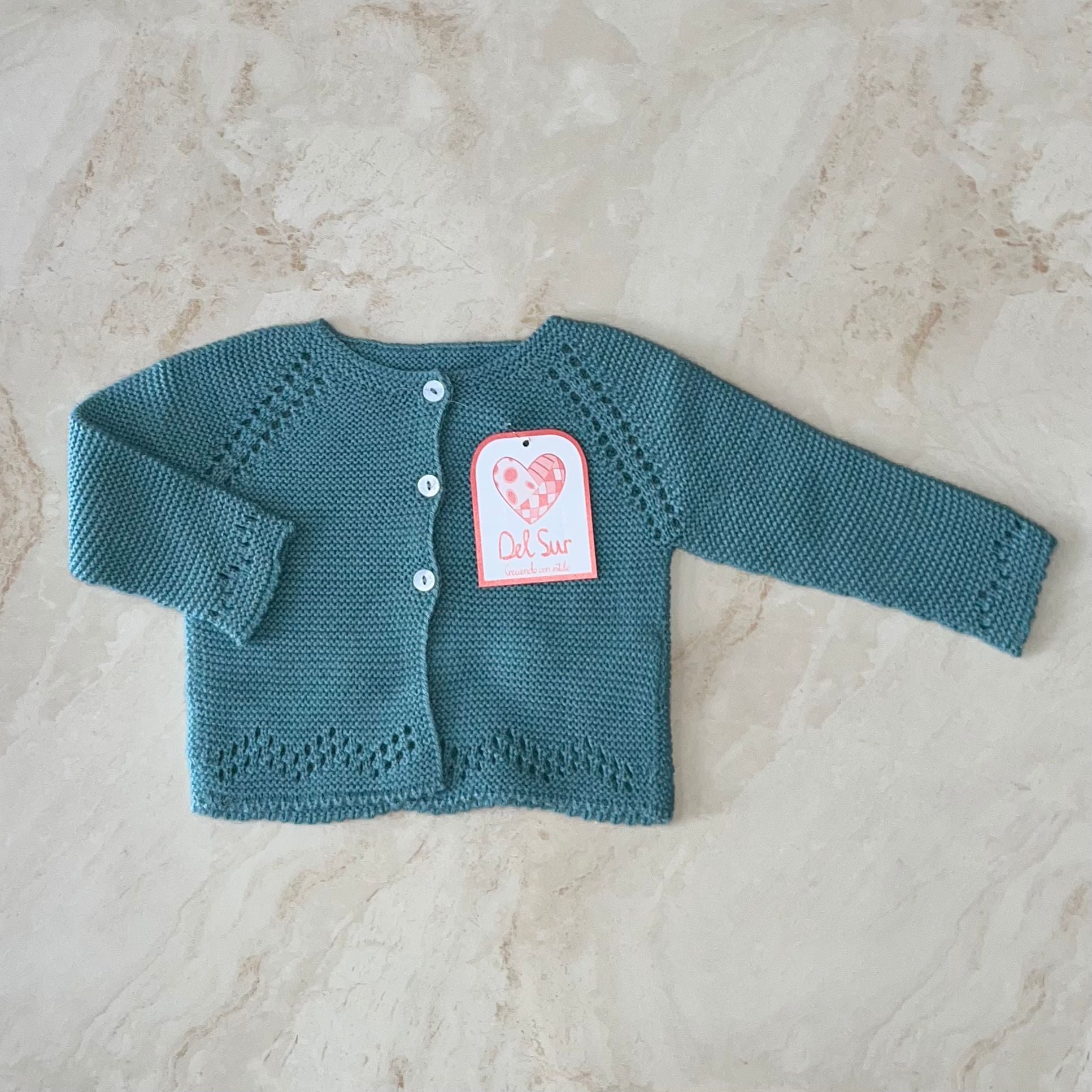 Del Sur Cardigan con traforature