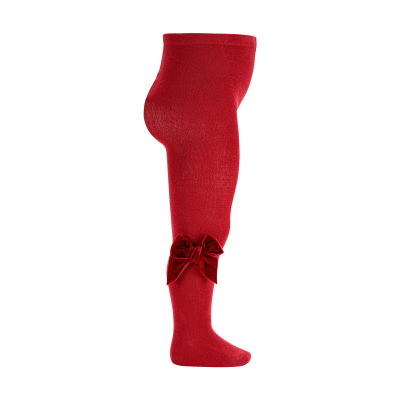 Condor Bow tights in velvet