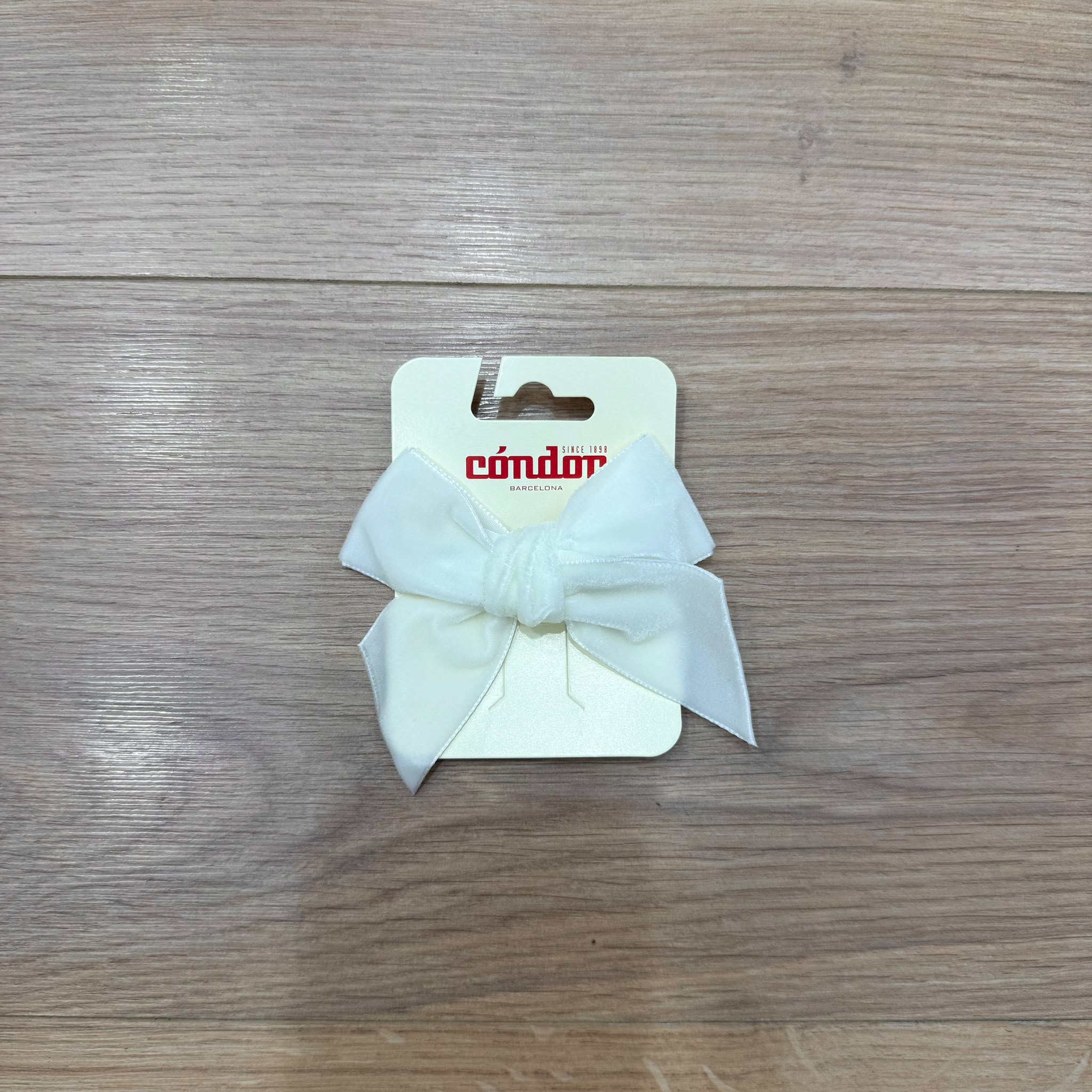 Condor clip fiocco in velluto