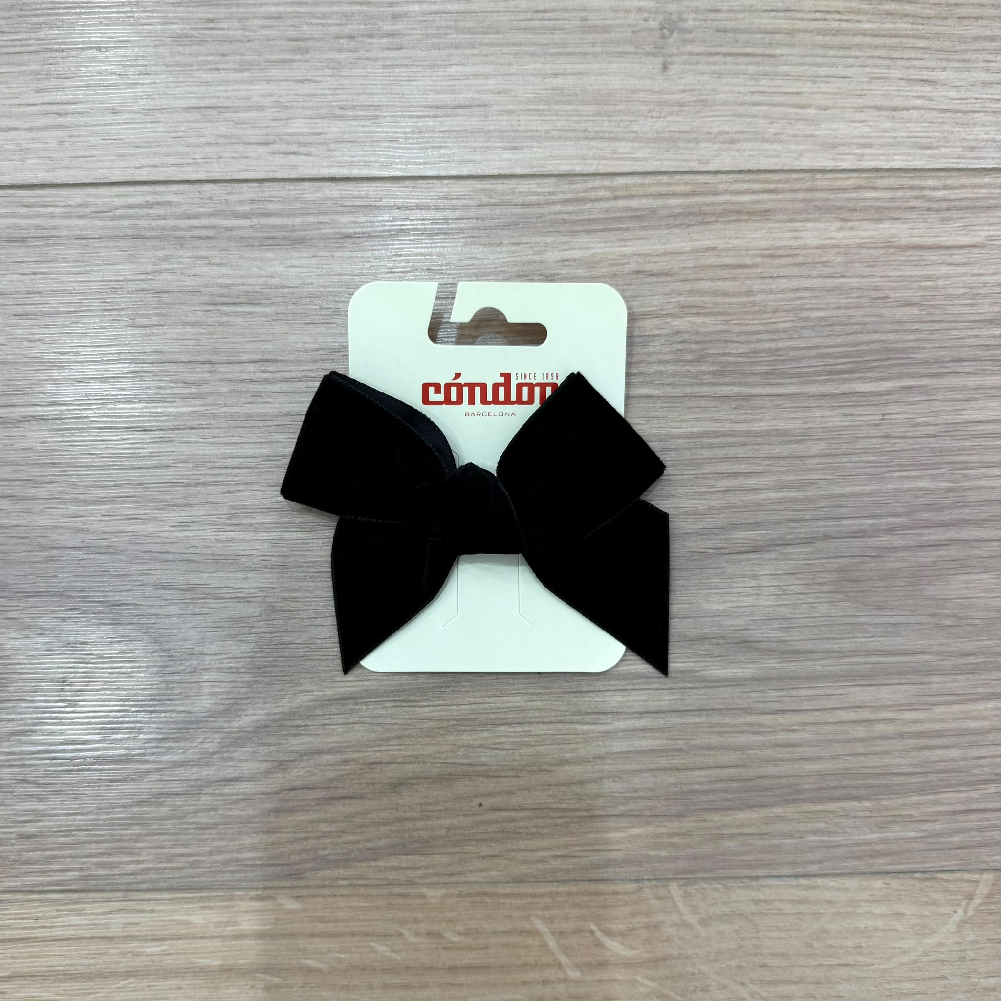 Condor clip fiocco in velluto