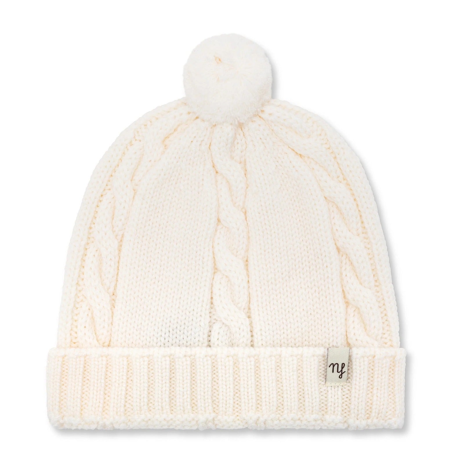 Nannafrufru Cappellino Treccia con Pom Pon