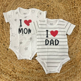 Melby Set Body i Love Dad and Mom