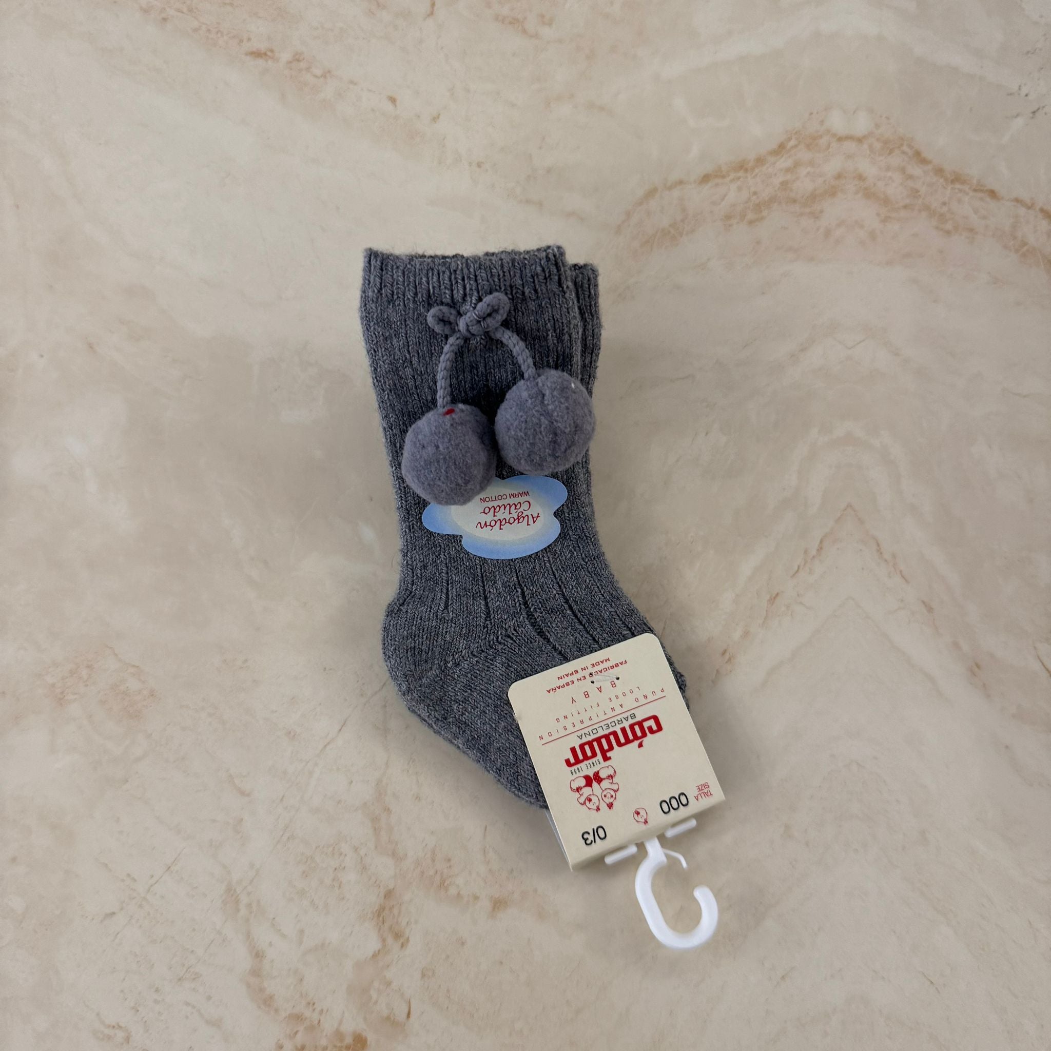 Condor Calzini alti con Pom pon