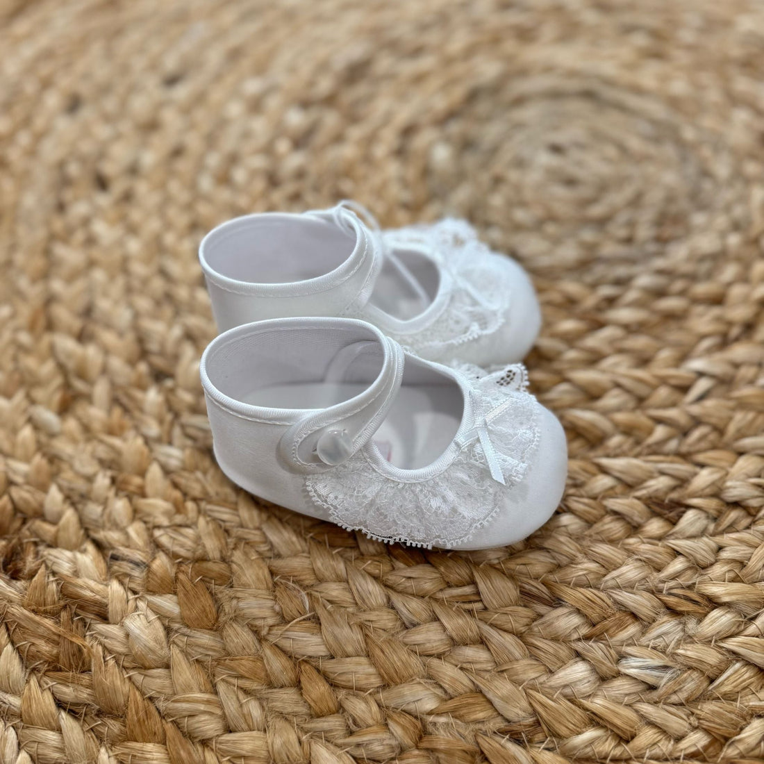 Ambarabà Scarpine da culla con Macramè - Anima Kids