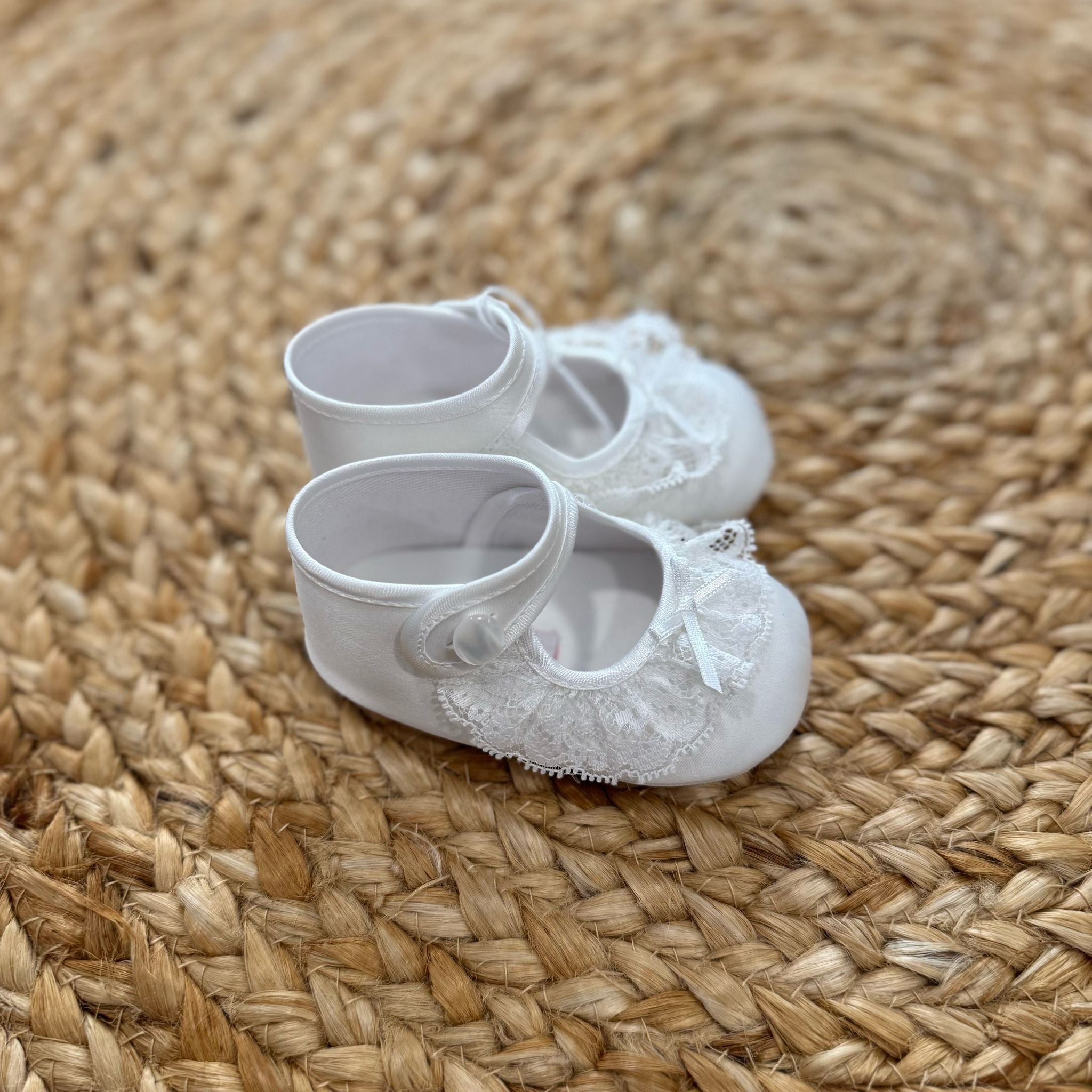 Ambarabà Scarpine da culla con Macramè - Anima Kids