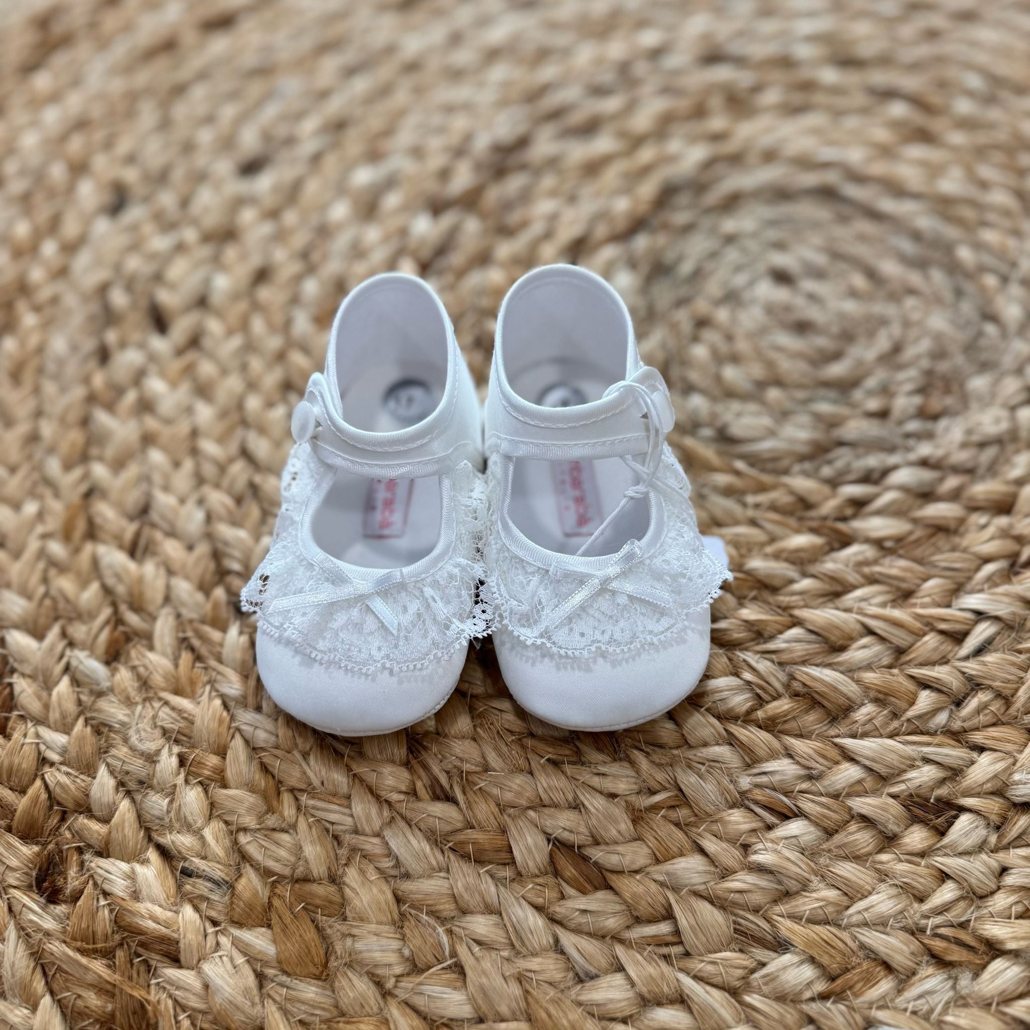 Ambarabà Scarpine da culla con Macramè - Anima Kids