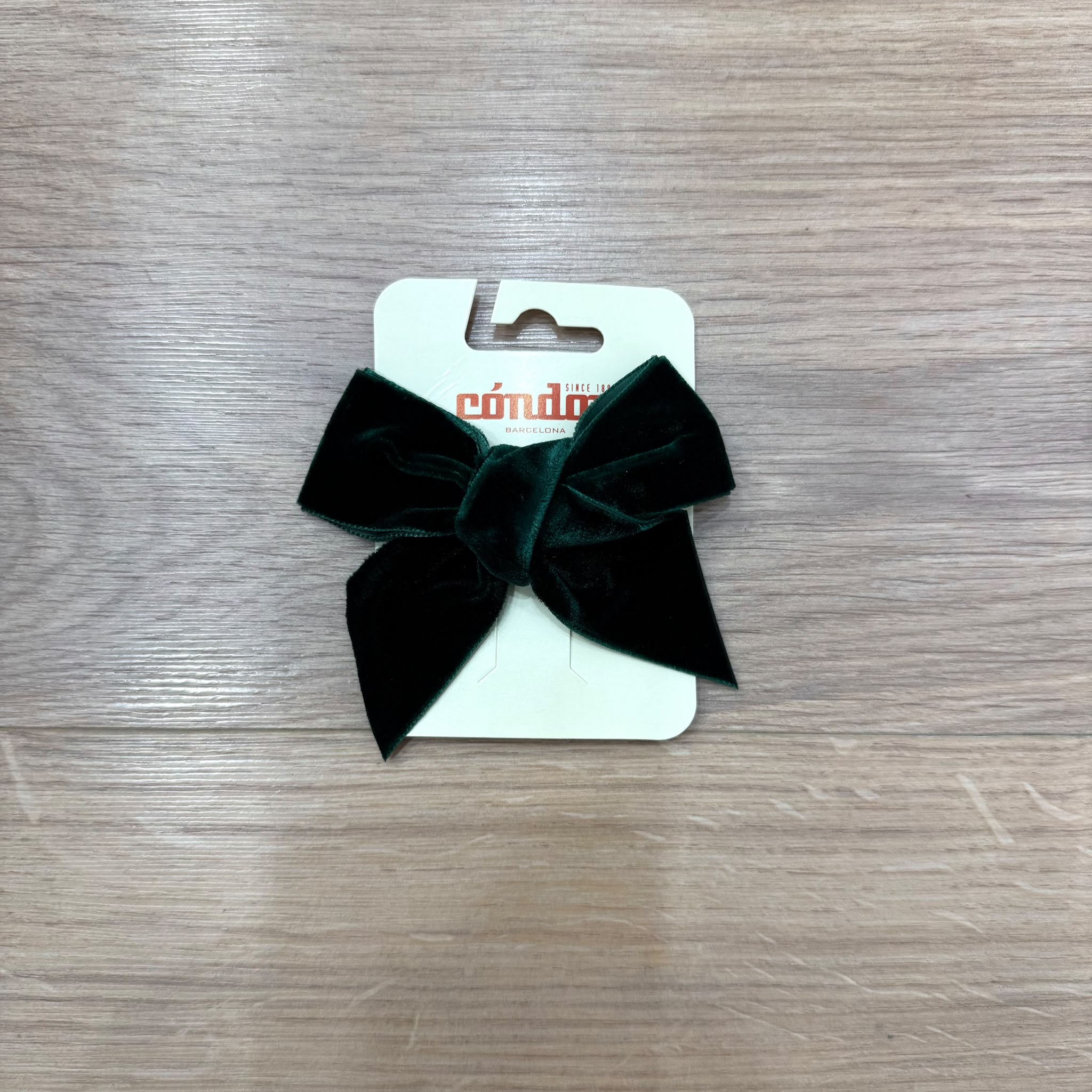 Condor clip fiocco in velluto