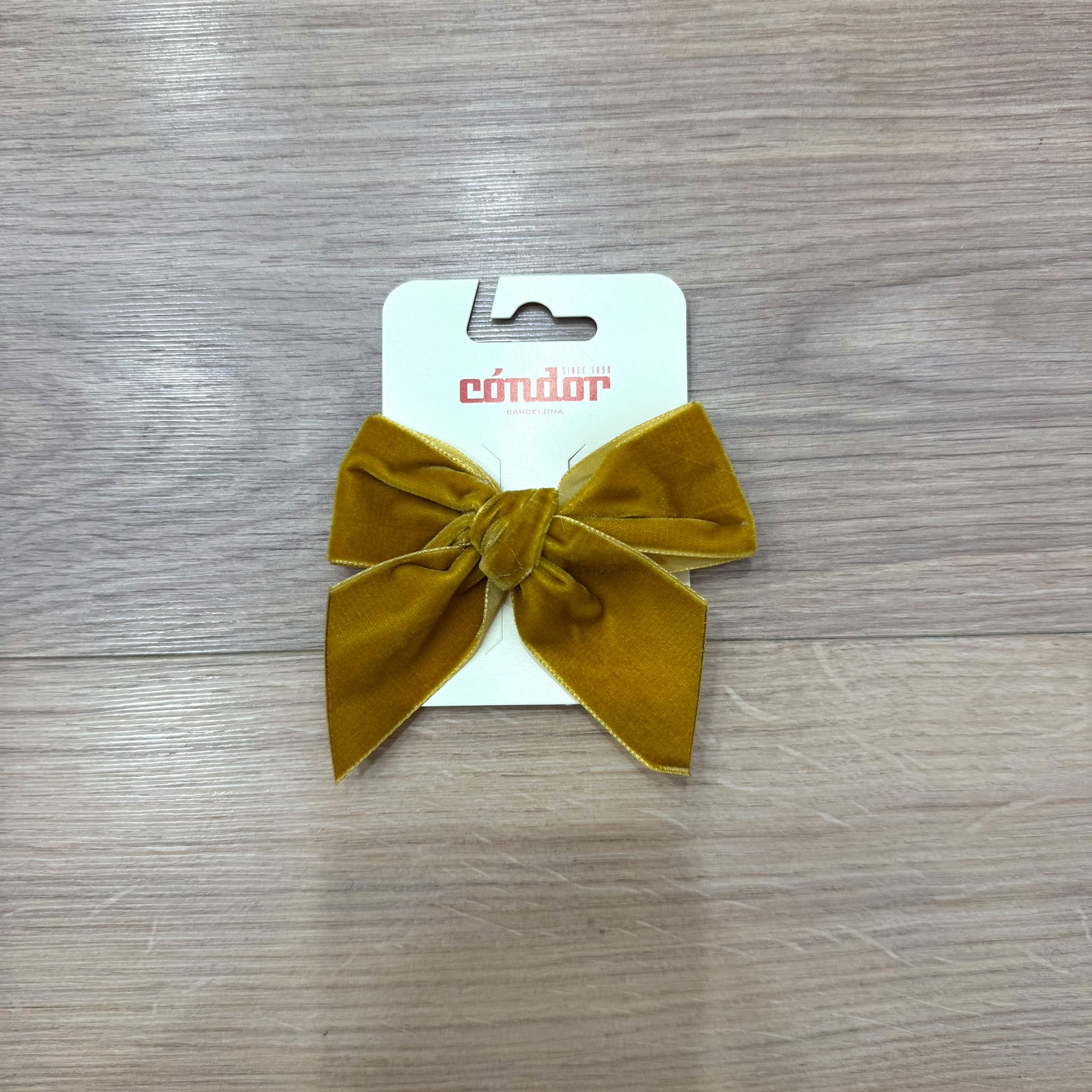Condor clip fiocco in velluto