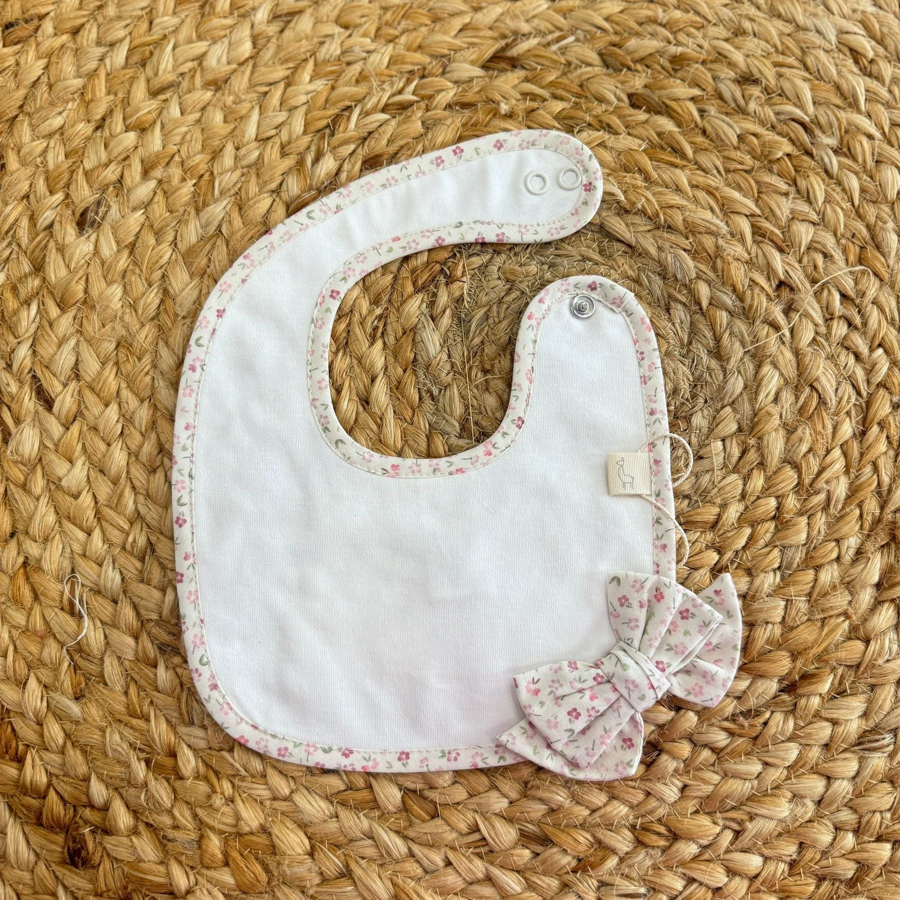 Baby Gi Bavaglino Fiocco floreale - Anima Kids